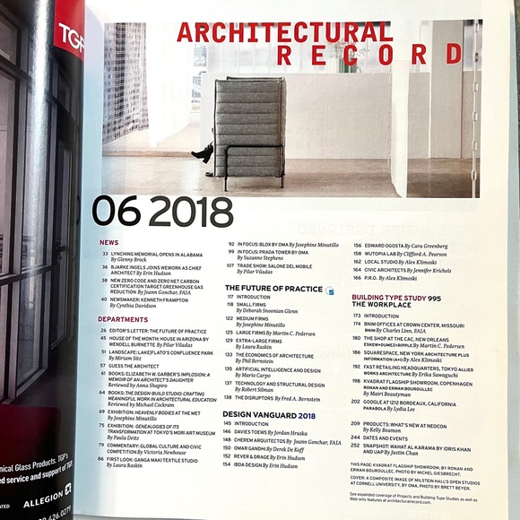 Architectural Record: The Future of Practice Vol 206 No. 06/ 2018 - Picture 4 of 10